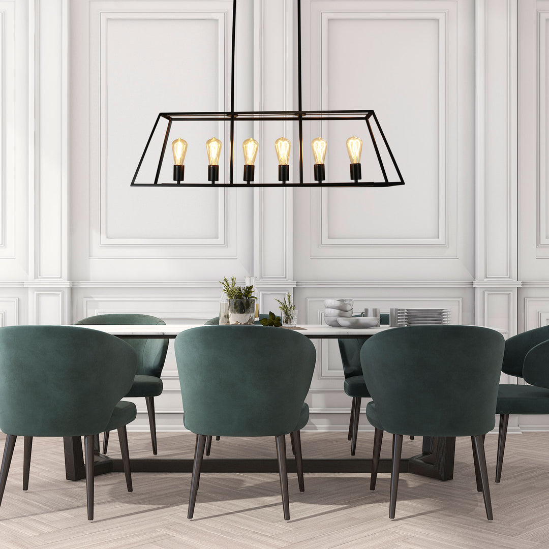 SOUTHPORT.100 6 Light Urban Retro Pendant