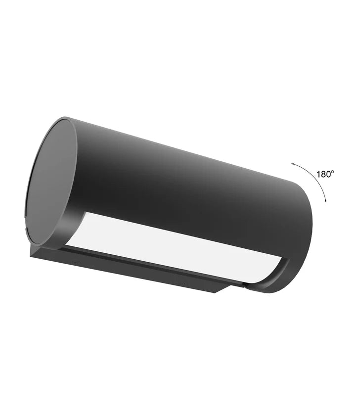 SOMBRA: Exterior LED Adjustable Eyelid Surface Mounted Wall Lights IP65