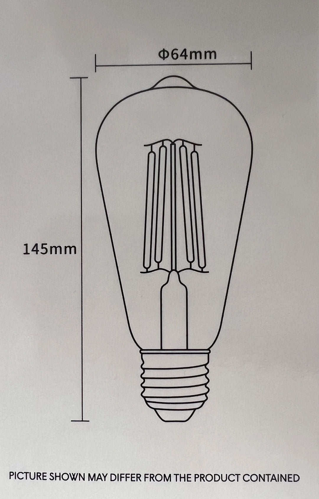 Modura ST64 Pear Filament LED Globe