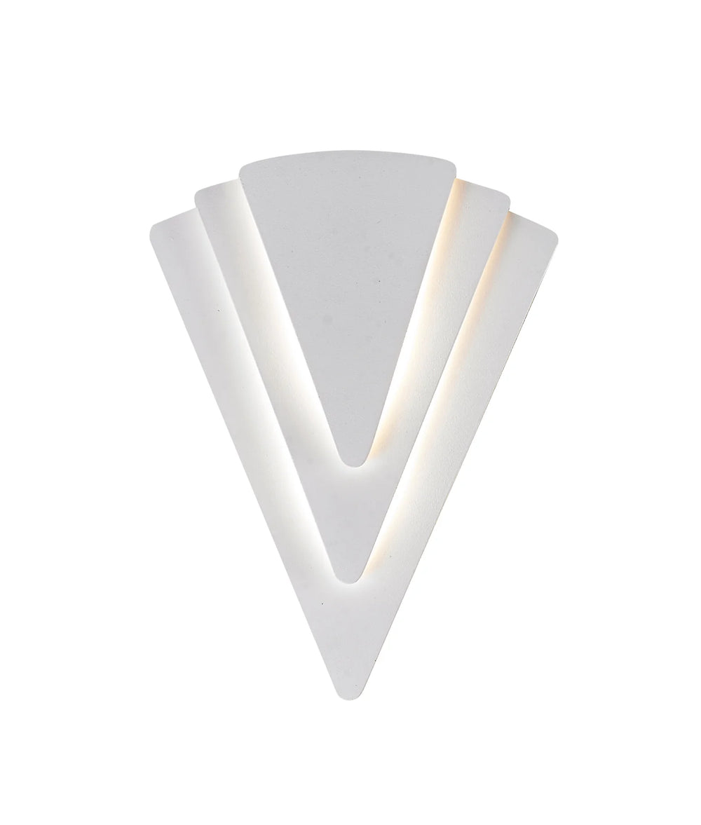 SURAT: City Series LED Dual-CCT Interior Triangular Dimmable Wall Light WALL LIGHT