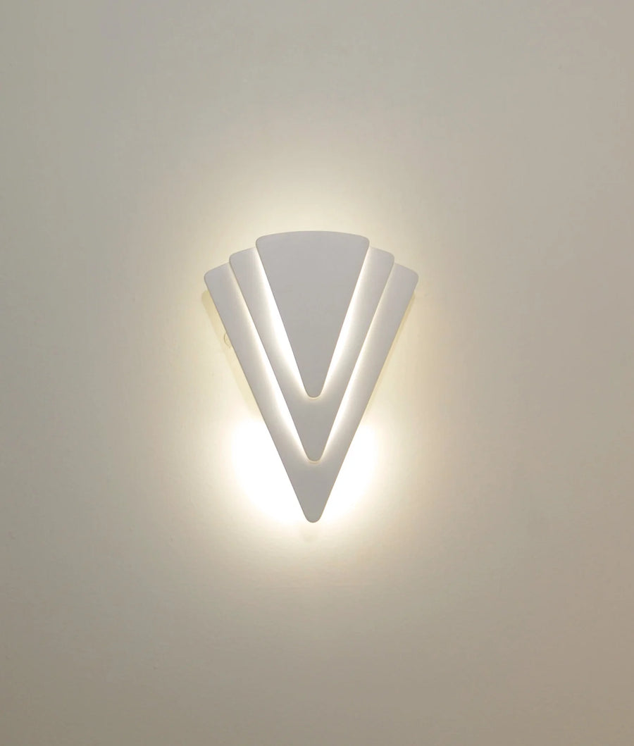 SURAT: City Series LED Dual-CCT Interior Triangular Dimmable Wall Light WALL LIGHT