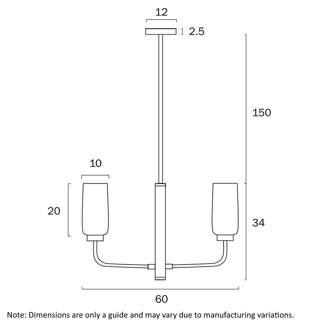 TELBIX SEBRING 4 LIGHTS PENDANT