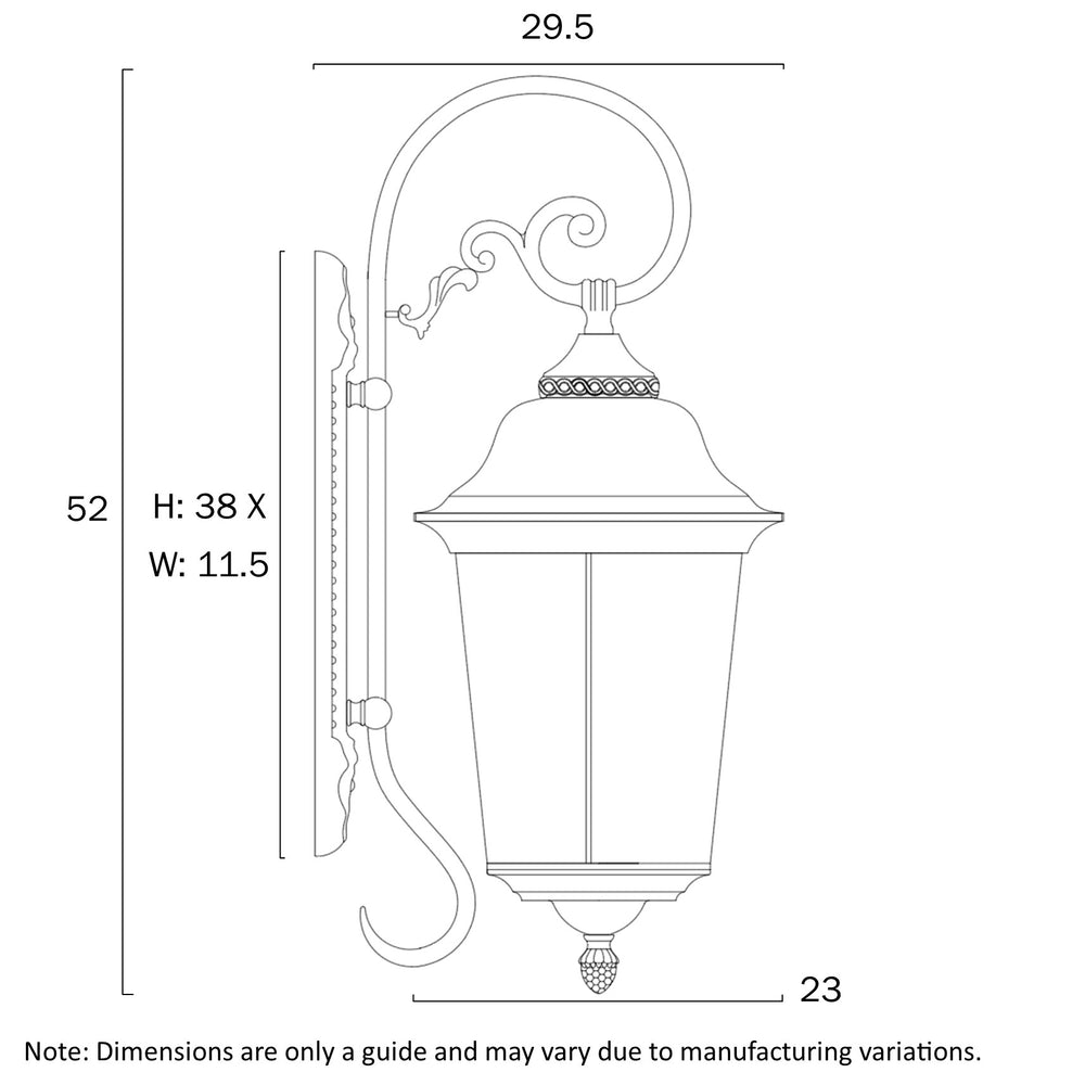 TREMONT EXTERIOR WALL BRACKET Wall light