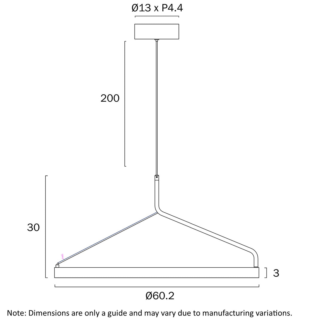 TRUVON 60 PENDANT pendant