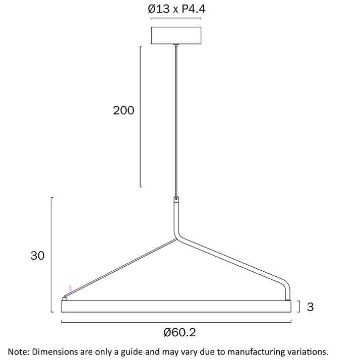 TRUVON 60 PENDANT pendant