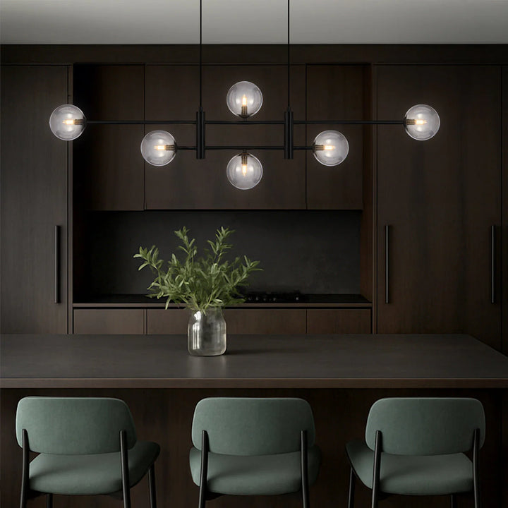 TYSON 6 LIGHT PENDANT BLACK Pendant