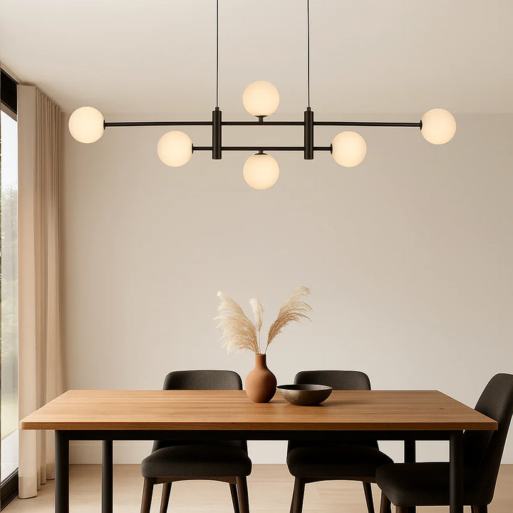 TYSON 6 LIGHT PENDANT BLACK Pendant