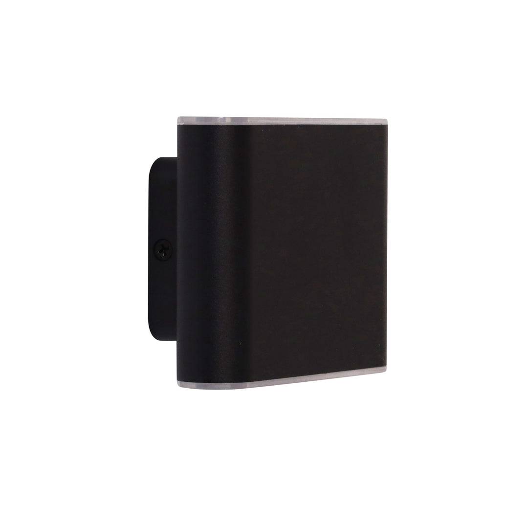 WASH 2X3 BLACK Up/Down LED Wall Washer Black WALL LIGHT