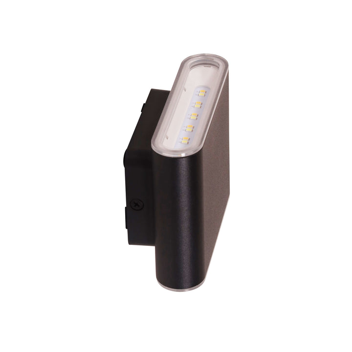 WASH 2X3 BLACK Up/Down LED Wall Washer WALL LIGHT