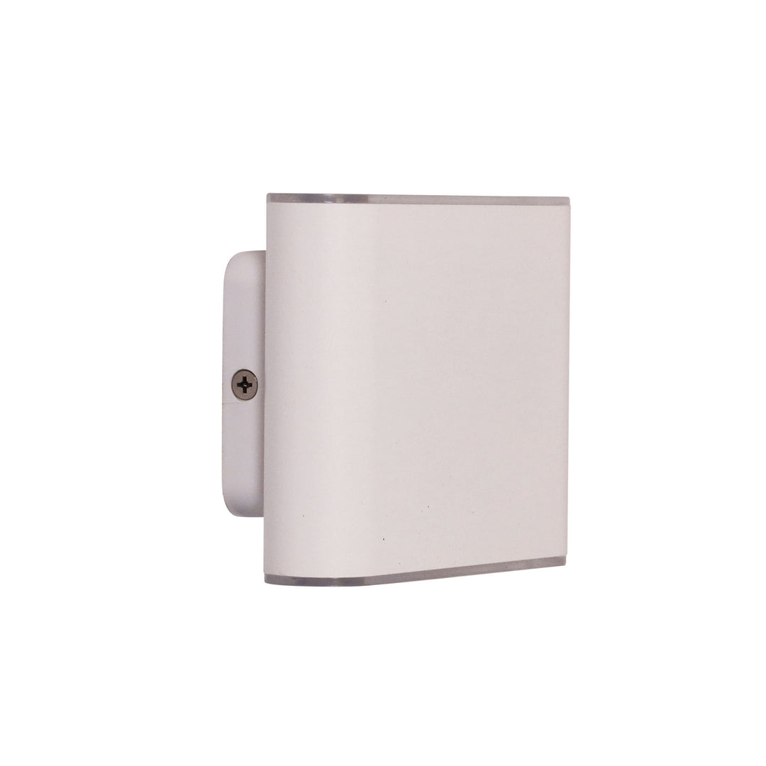 WASH 2X3 BLACK Up/Down LED Wall Washer White WALL LIGHT