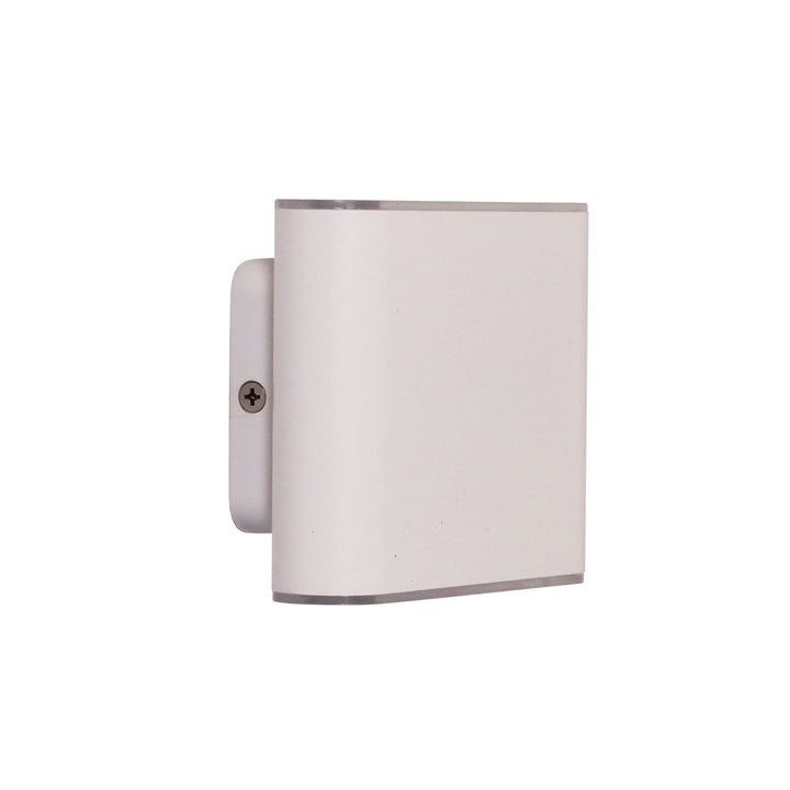 WASH 2X3 BLACK Up/Down LED Wall Washer White WALL LIGHT