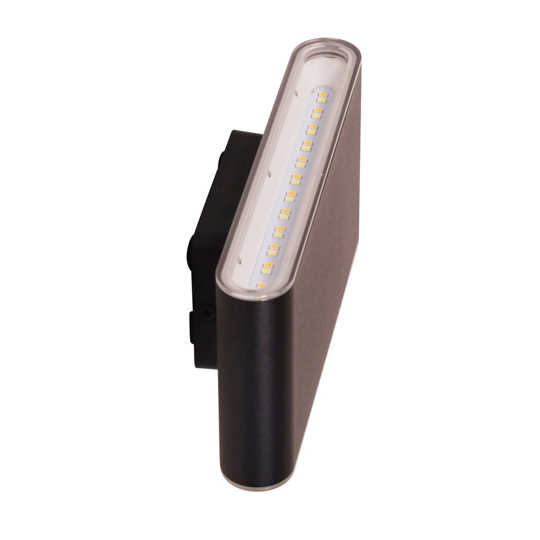 WASH 2X6 BLACK Up/Down LED Wall Washer WALL LIGHT