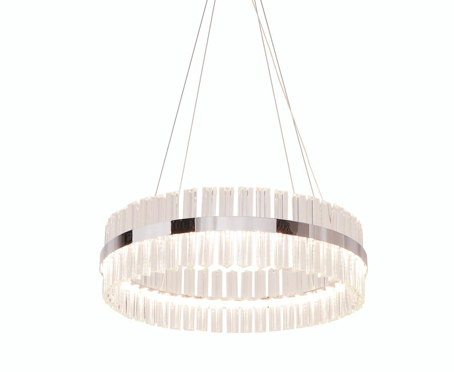 Ellisse Crystal Pendant 600mm Chandelier