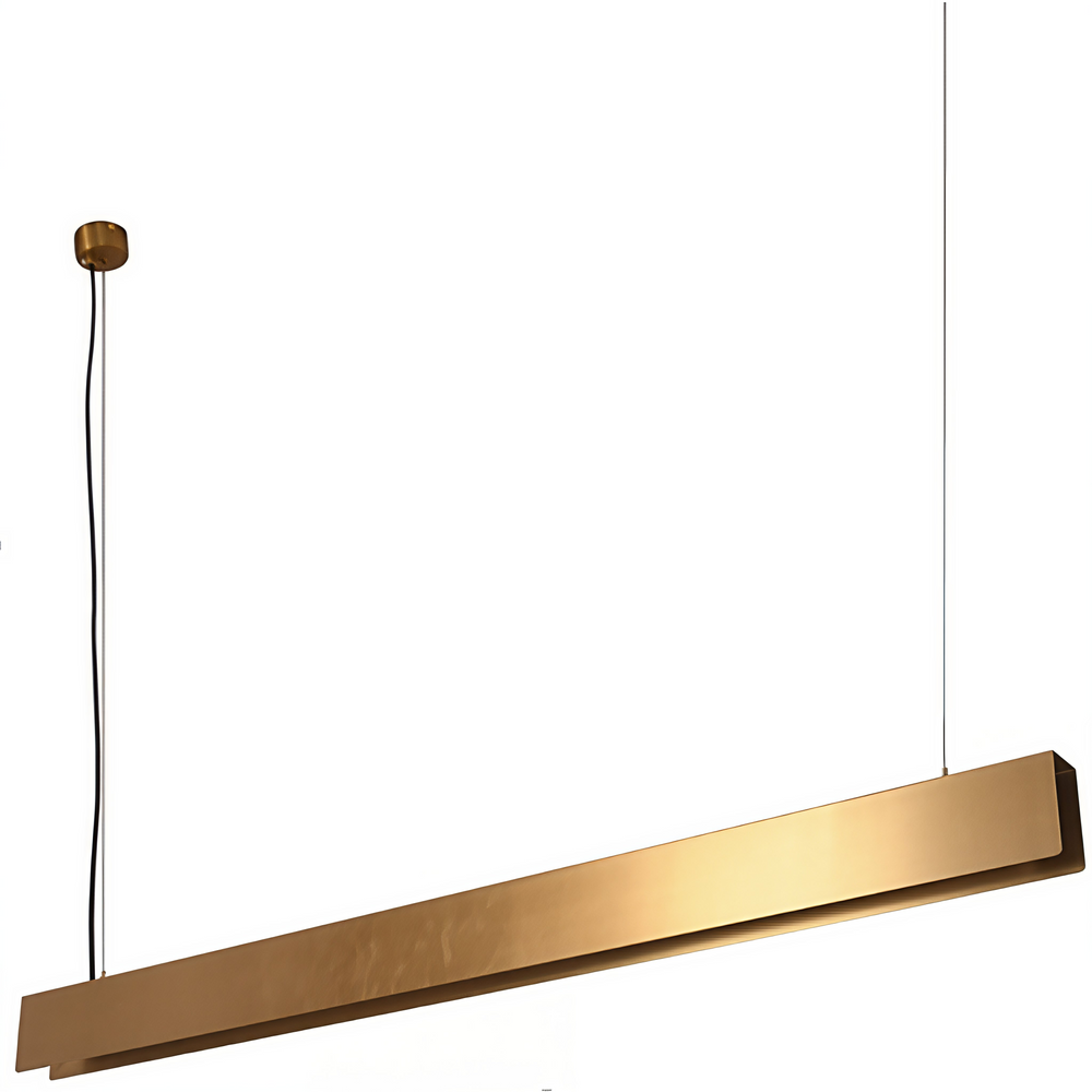 RECTILINEAR PENDANT Satin Brass pendant