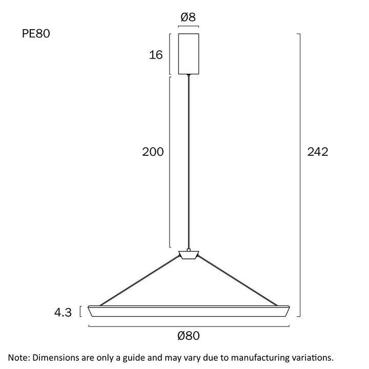 VANTEL 80 PENDANT Pendant
