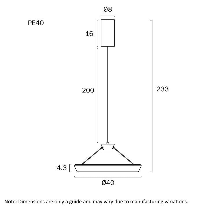 VANTEL 40 PENDANT Pendant