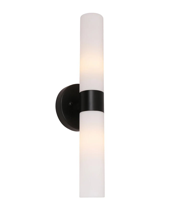 VARA: Interior Tubular Up/Down Opal Glass Wall Lights WALL LIGHT