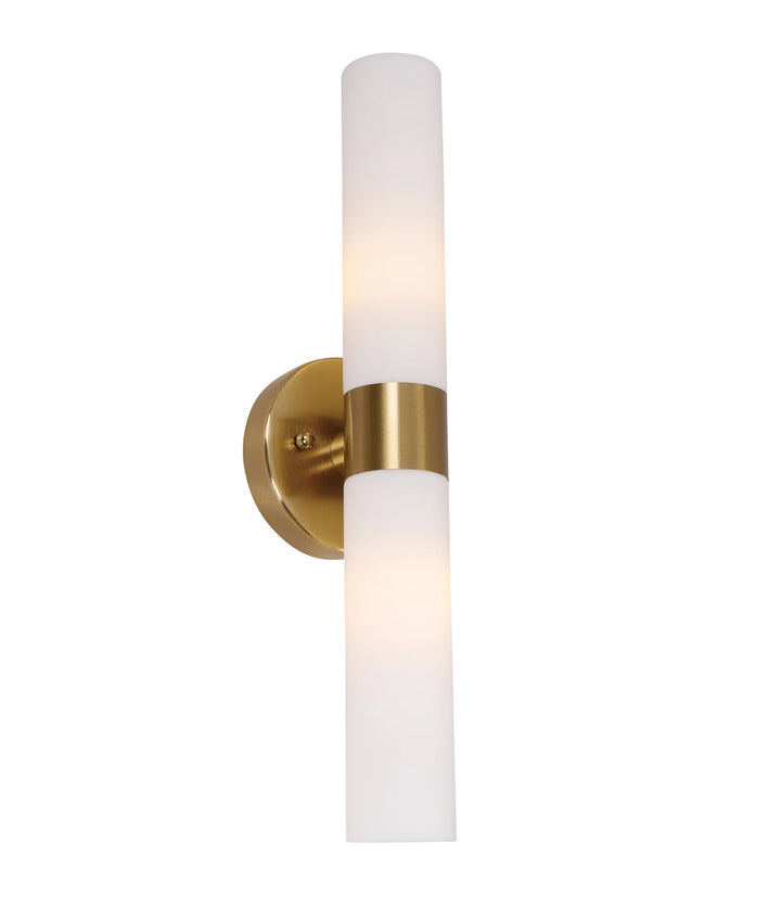VARA: Interior Tubular Up/Down Opal Glass Wall Lights WALL LIGHT