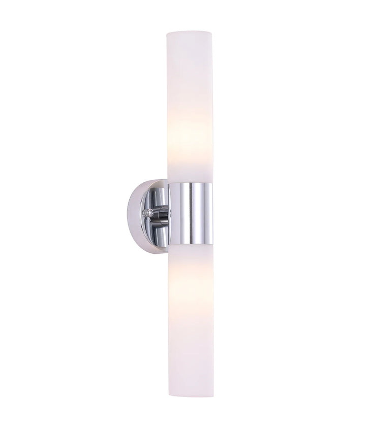 VARA: Interior Tubular Up/Down Opal Glass Wall Lights WALL LIGHT