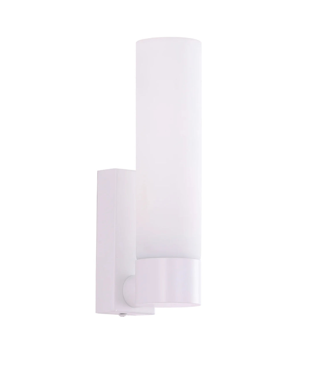 VARA: Interior Tubular Up Opal Glass Wall Lights White WALL LIGHT