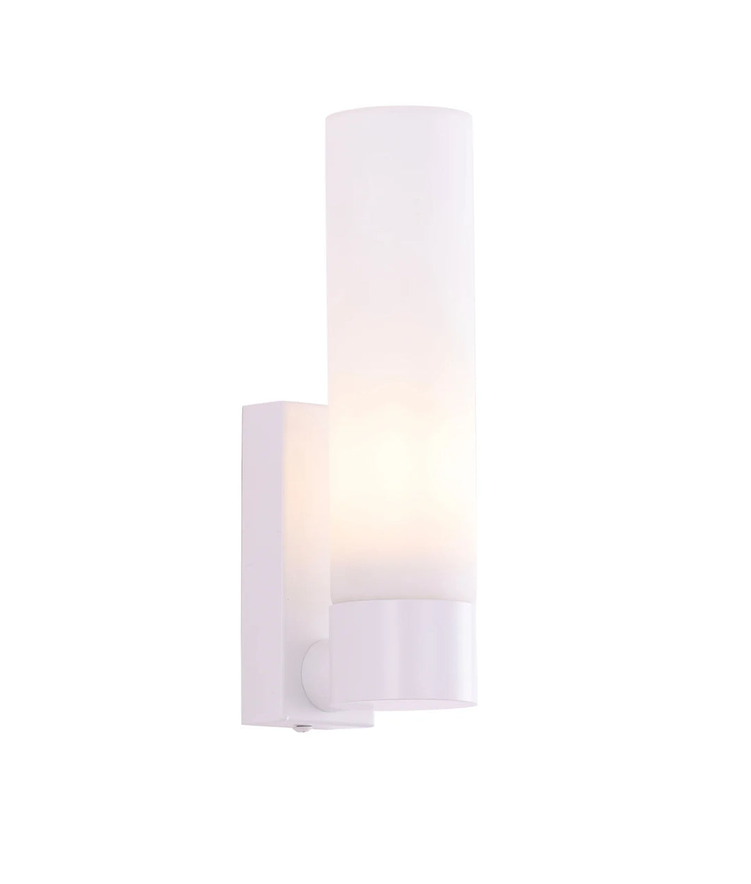 VARA: Interior Tubular Up Opal Glass Wall Lights WALL LIGHT