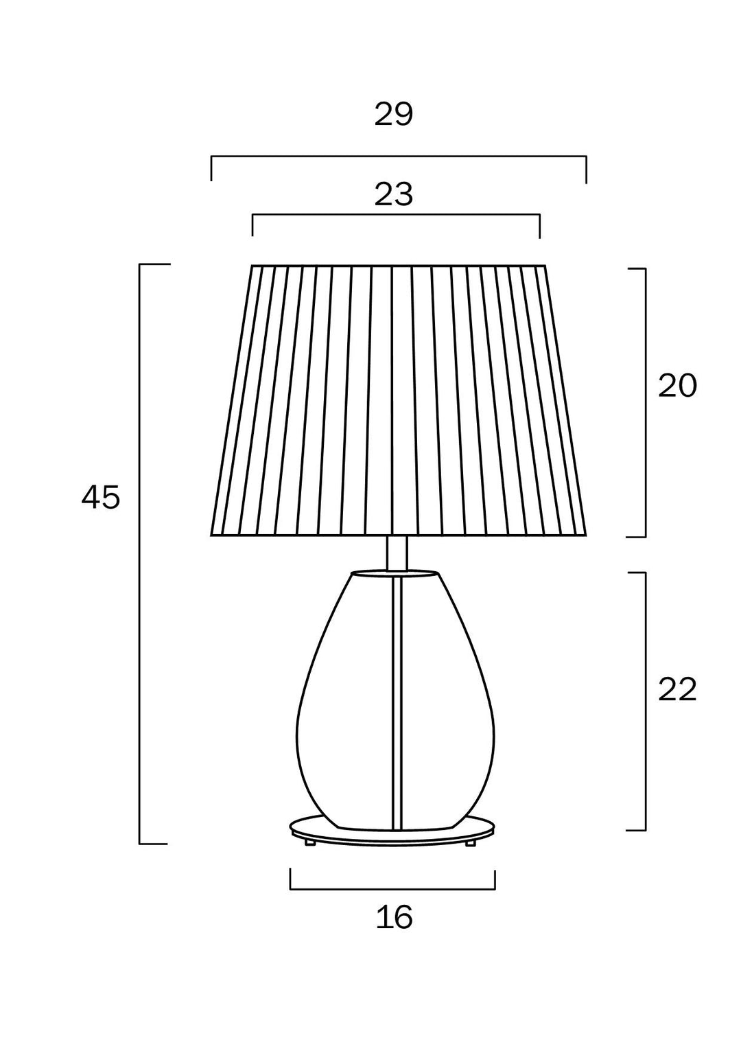 TELBIX VEANA TABLE LAMP