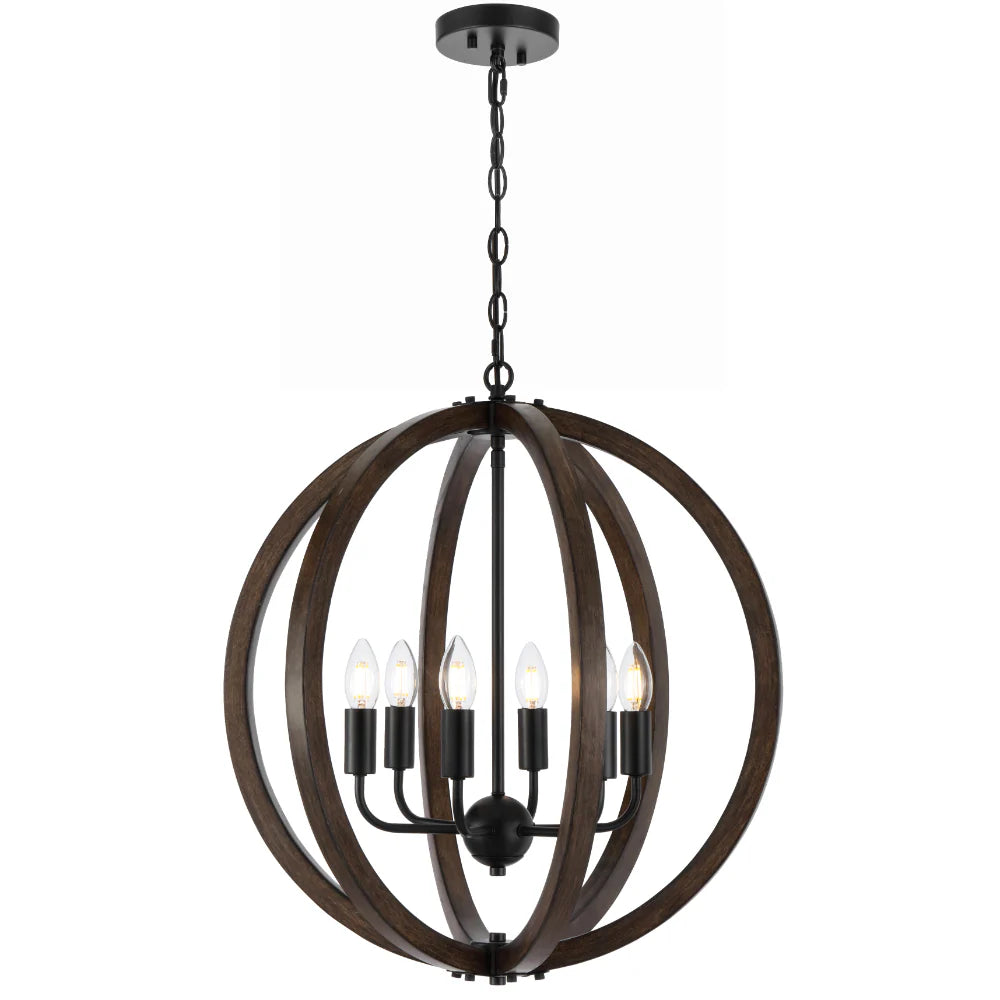 VESTAL 6 LIGHT PENDANT