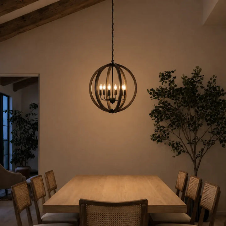 VESTAL 6 LIGHT PENDANT