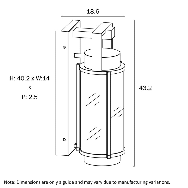 VEXOR EXTERIOR WALL LIGHT