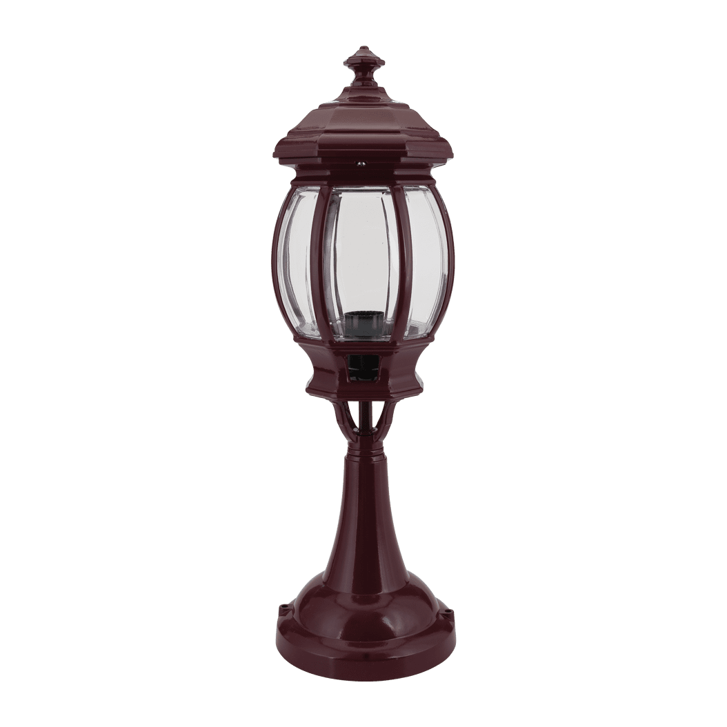 VIENNA PILLAR MOUNT Burgundy Pillar light