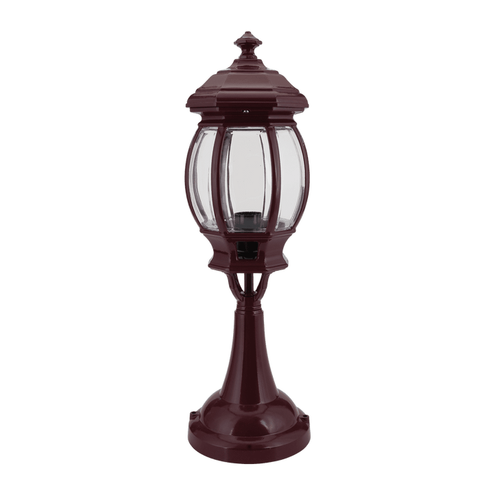 VIENNA PILLAR MOUNT Burgundy Pillar light