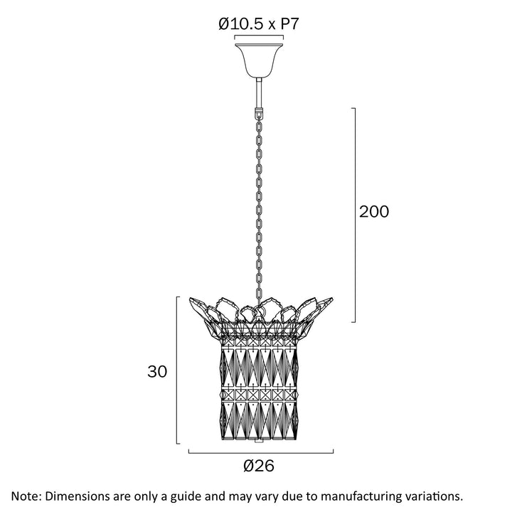 VIRELL 3 LIGHT PENDANT Pendant