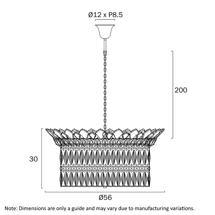VIRELL 9 LIGHT PENDANT Chandelier