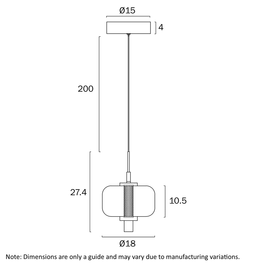 VOLEN 1 LIGHT PENDANT Pendant