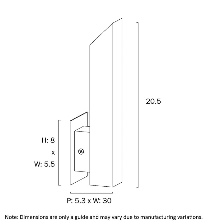 VOSTEL EXTERIOR WALL LIGHT WALL LIGHT