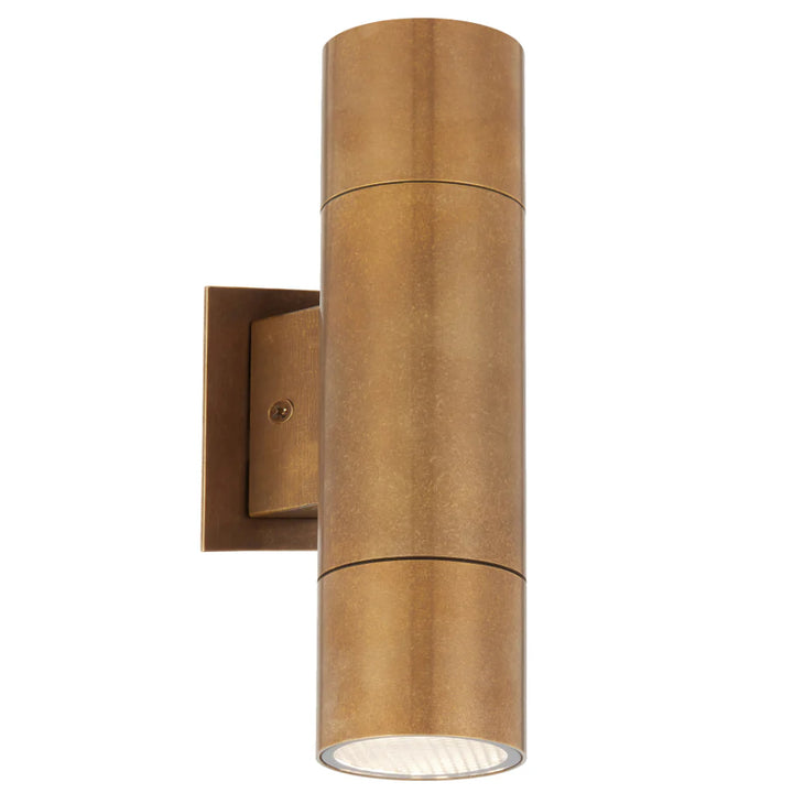 WALSH EXTERIOR WALL LIGHT Natural Brass WALL LIGHT