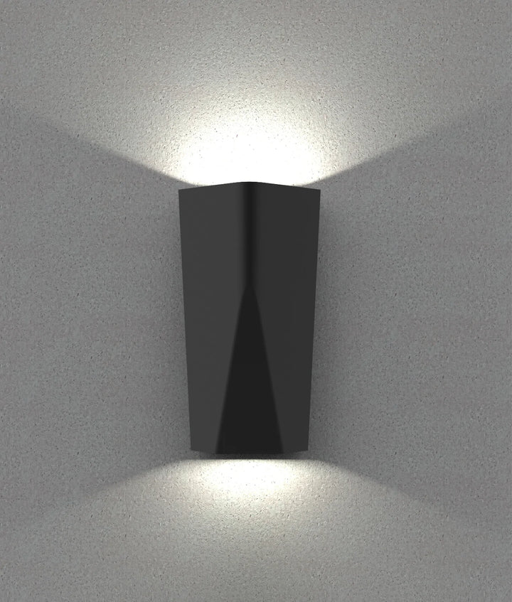 WIGTRI: Exterior LED Tri-CCT Surface Mounted Featured Up/Down Wall Lights IP65 WALL LIGHT