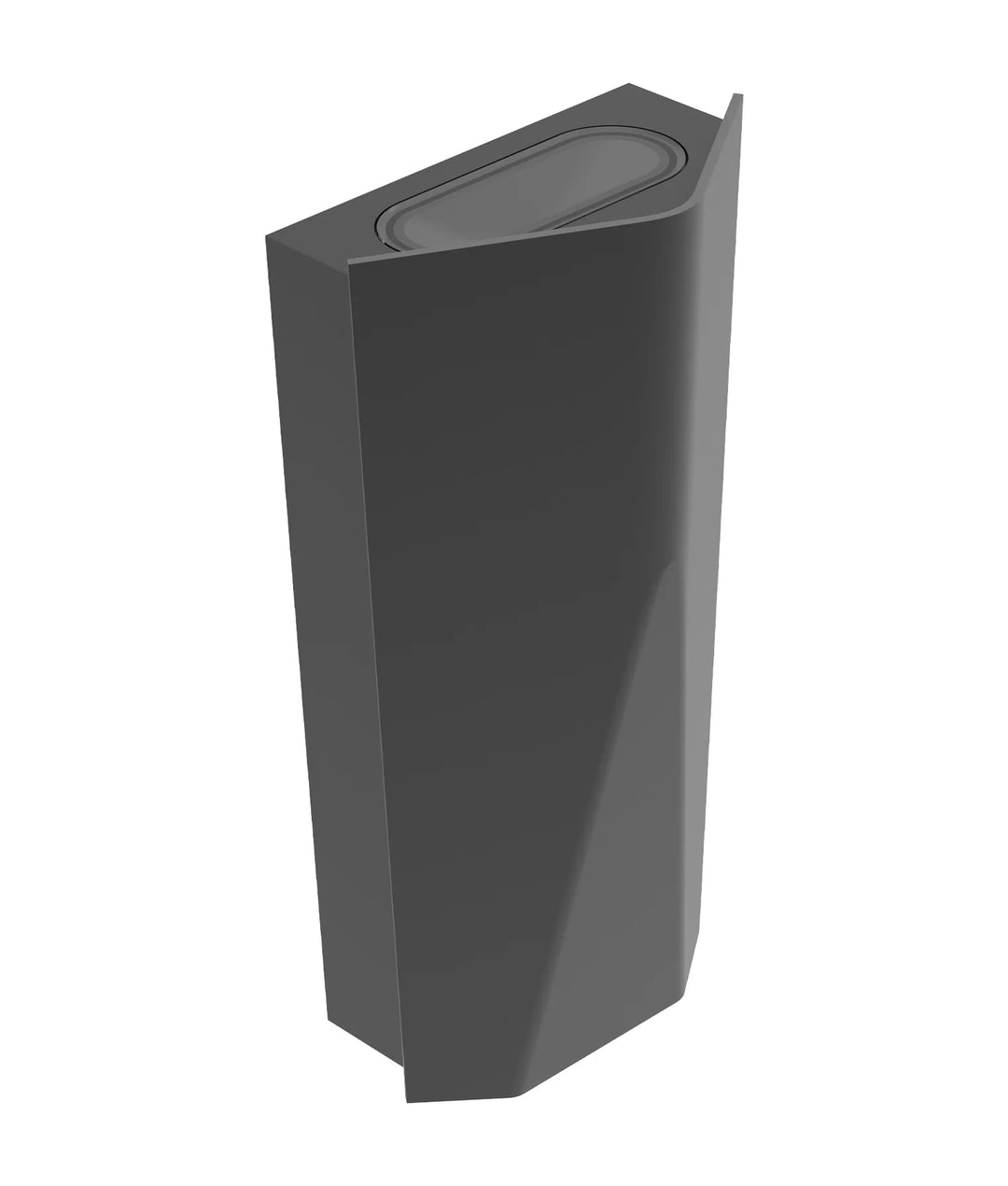 WIGTRI: Exterior LED Tri-CCT Surface Mounted Featured Up/Down Wall Lights IP65 Dark Grey WALL LIGHT