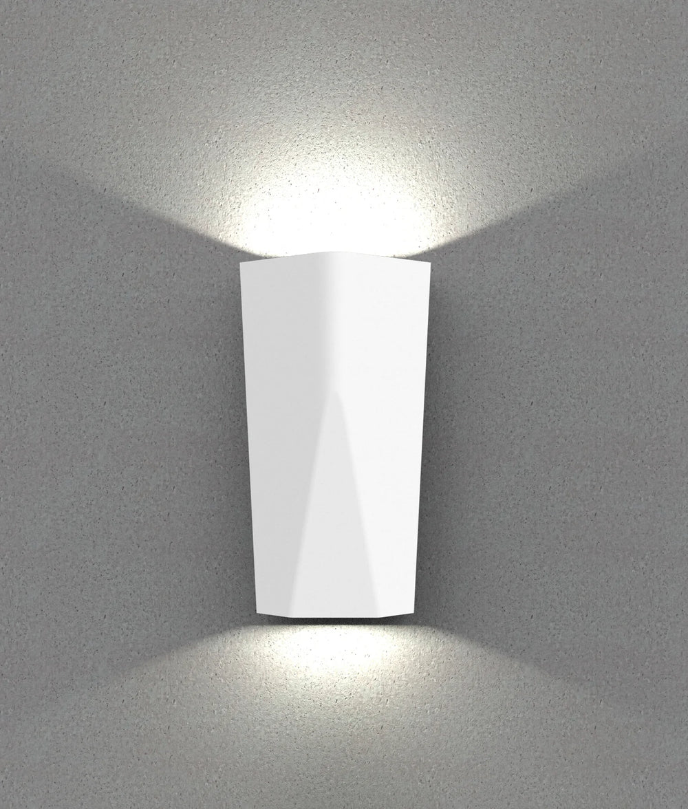 WIGTRI: Exterior LED Tri-CCT Surface Mounted Featured Up/Down Wall Lights IP65 WALL LIGHT