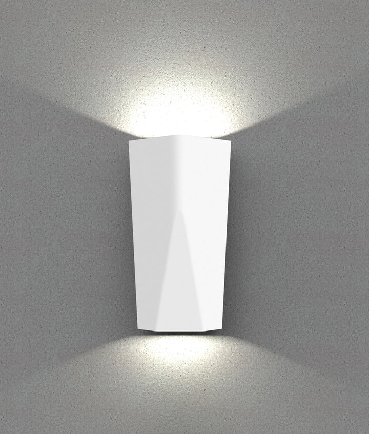 WIGTRI: Exterior LED Tri-CCT Surface Mounted Featured Up/Down Wall Lights IP65 WALL LIGHT