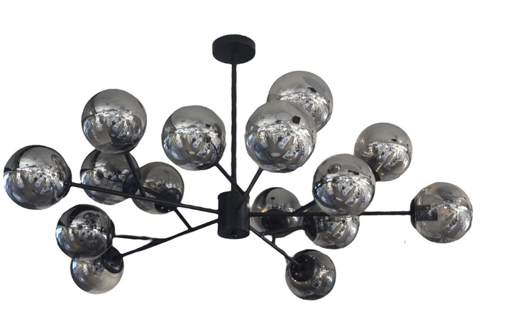 LILLE 15 light Pendant Smokey Pendant