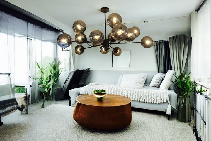 LILLE 15 light Pendant Smokey Pendant