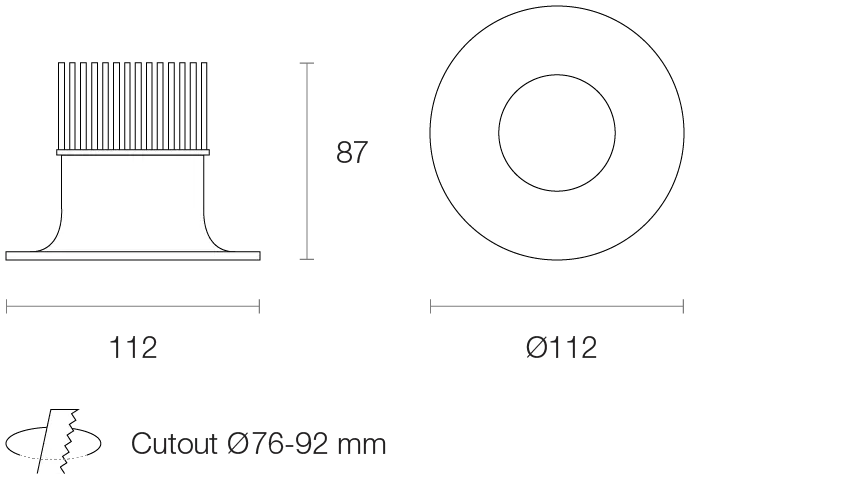 Miniled XDK10 10W Recessed Downlight