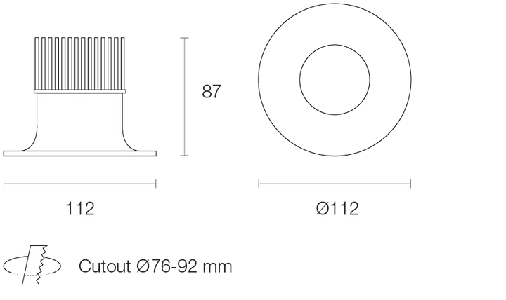 Miniled XDK10 10W Recessed Downlight