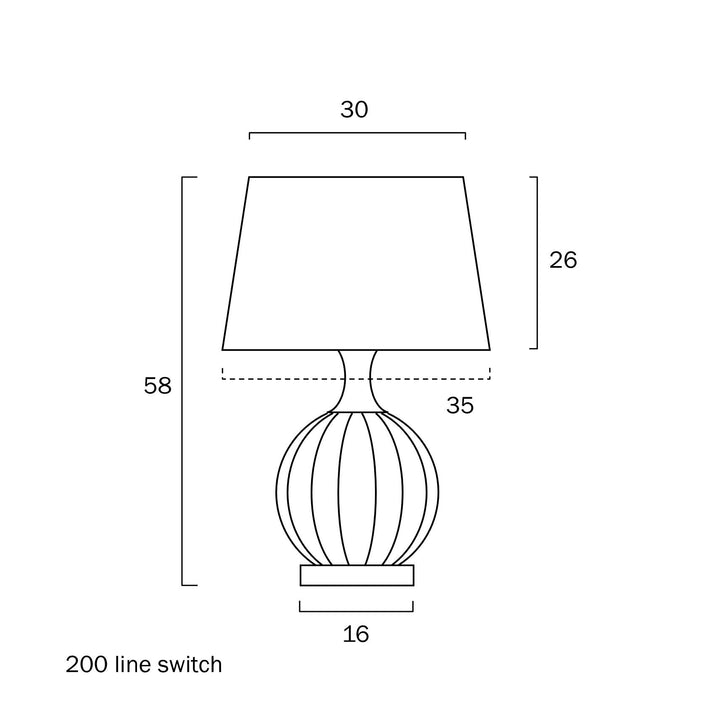 TELBIX YONI TABLE LAMP