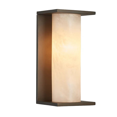 Aurelia Outdoor and Interior Marble Wall Light Antique Brass WALL LIGHT