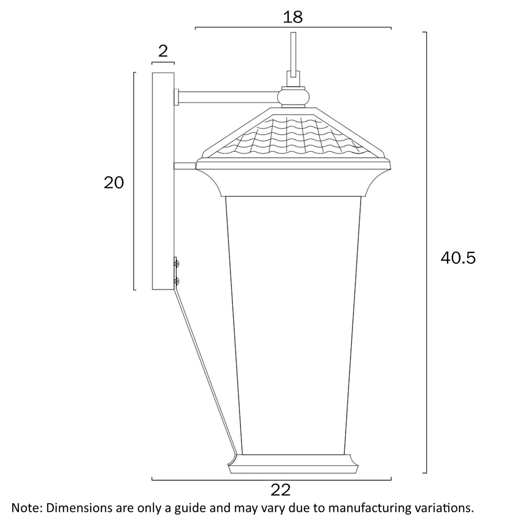 ZELDIN 32/40 EXTERIOR WALL BRACKET