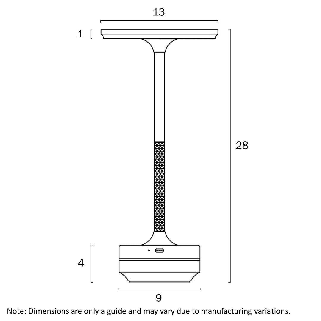 Telbix ZICO RECHARGEABLE TABLE LAMP