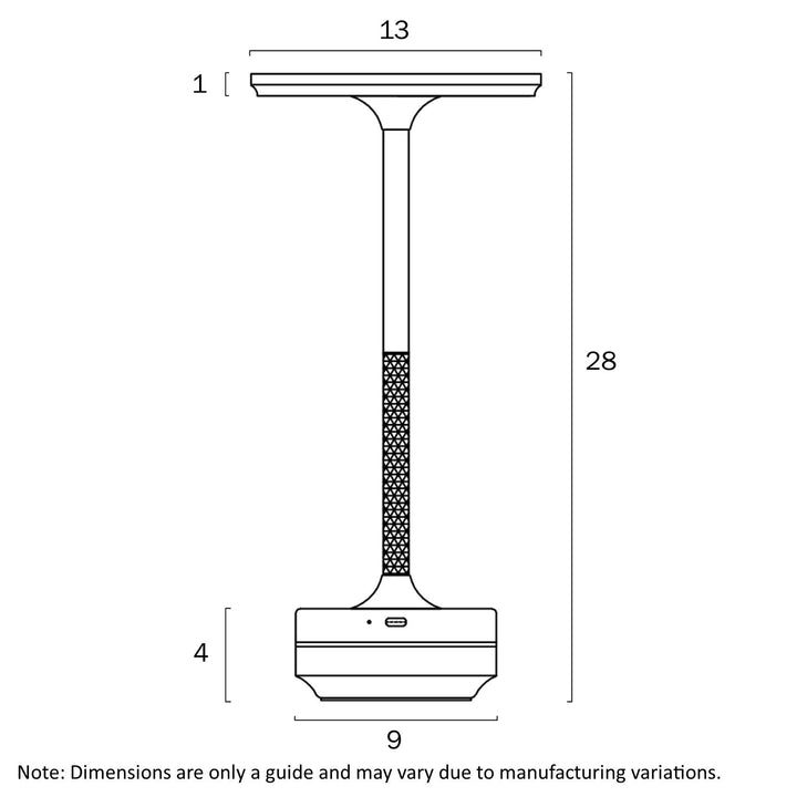 Telbix ZICO RECHARGEABLE TABLE LAMP