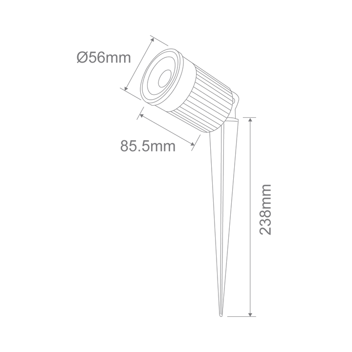 ZOOM PRO Garden Spike 5w/12w/30w Spike light